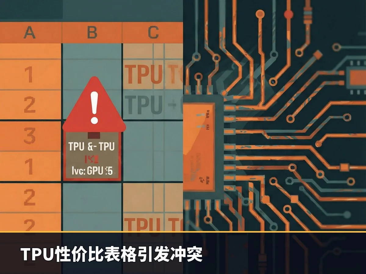 TPU性价比表格引发冲突