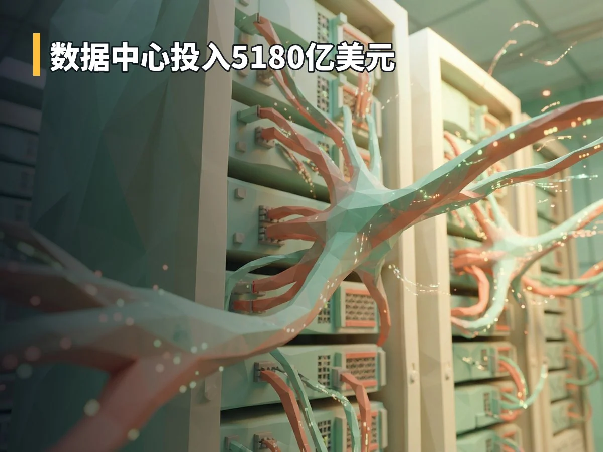 数据中心投入5180亿美元