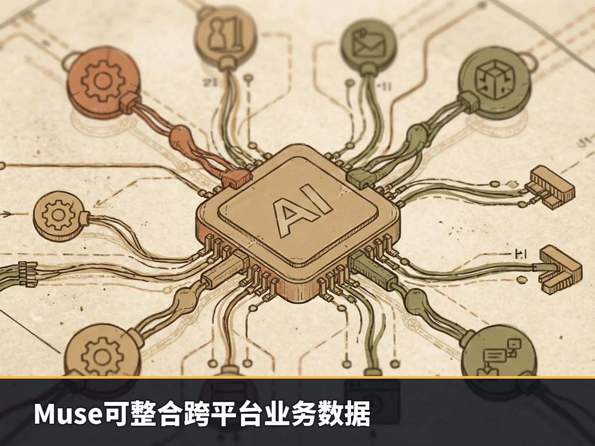 Muse可整合跨平台业务数据