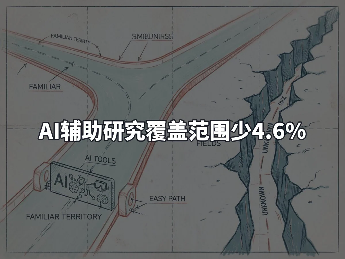 AI辅助研究覆盖范围少4.6%