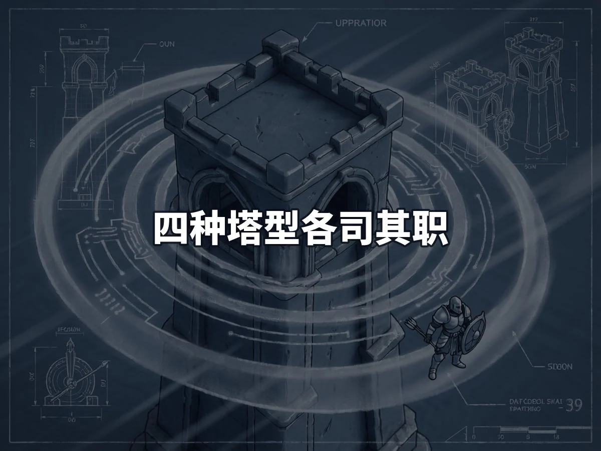 四种塔型各司其职