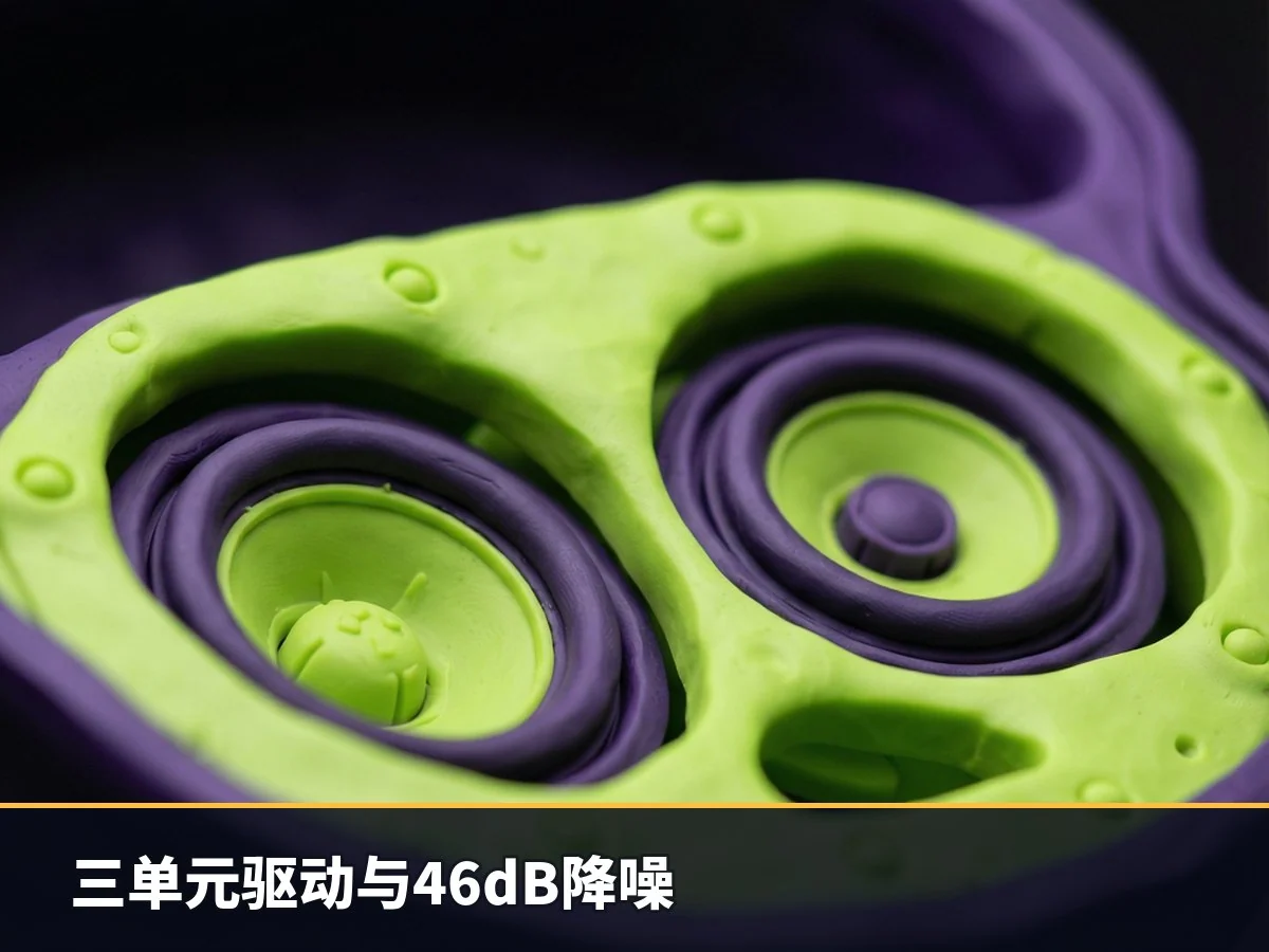 三单元驱动与46dB降噪