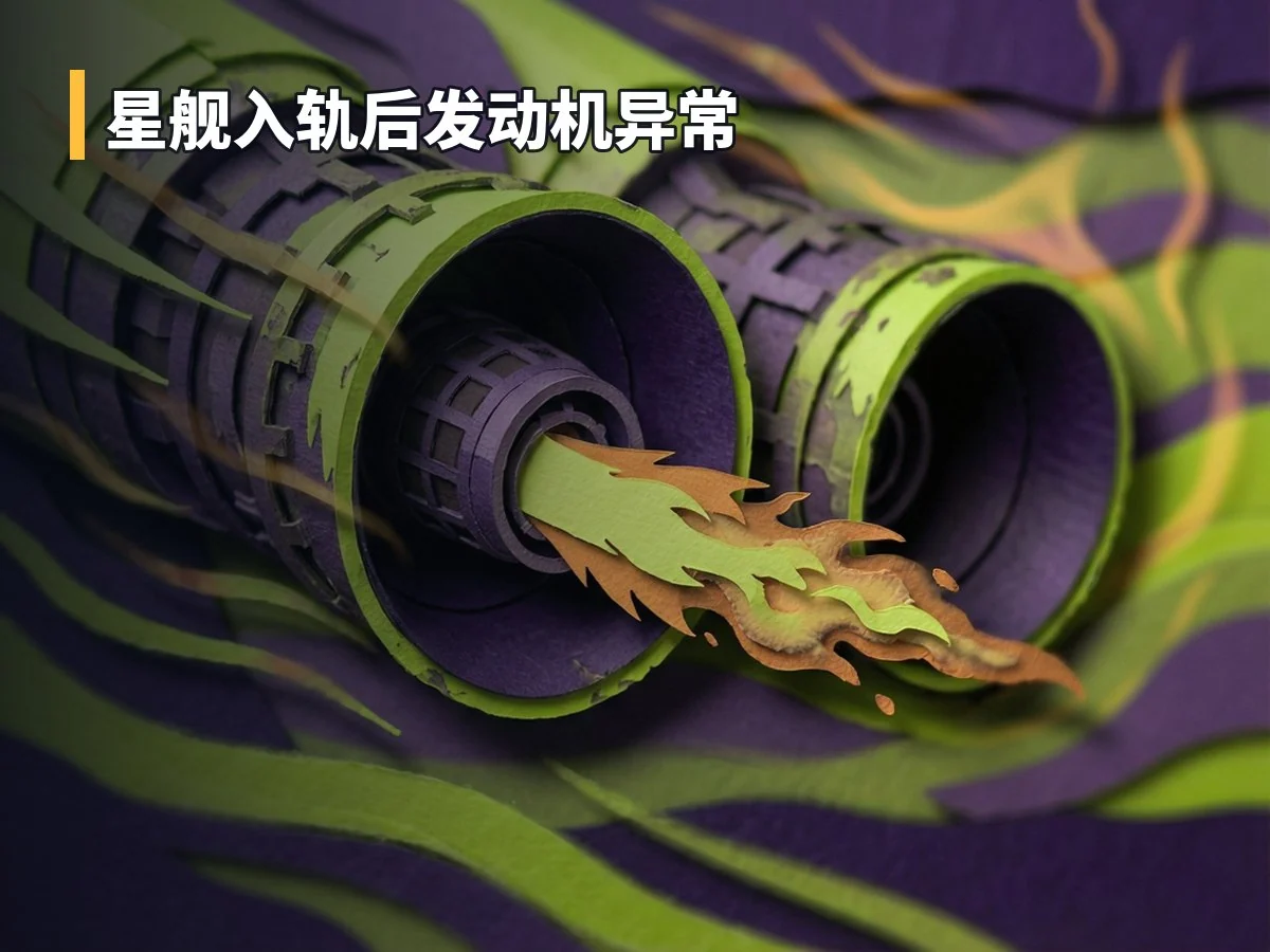 星舰入轨后发动机异常