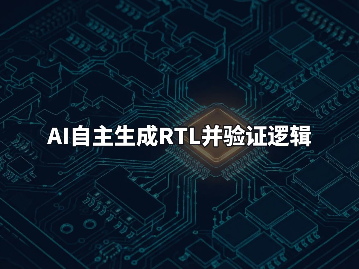 AI自主生成RTL并验证逻辑
