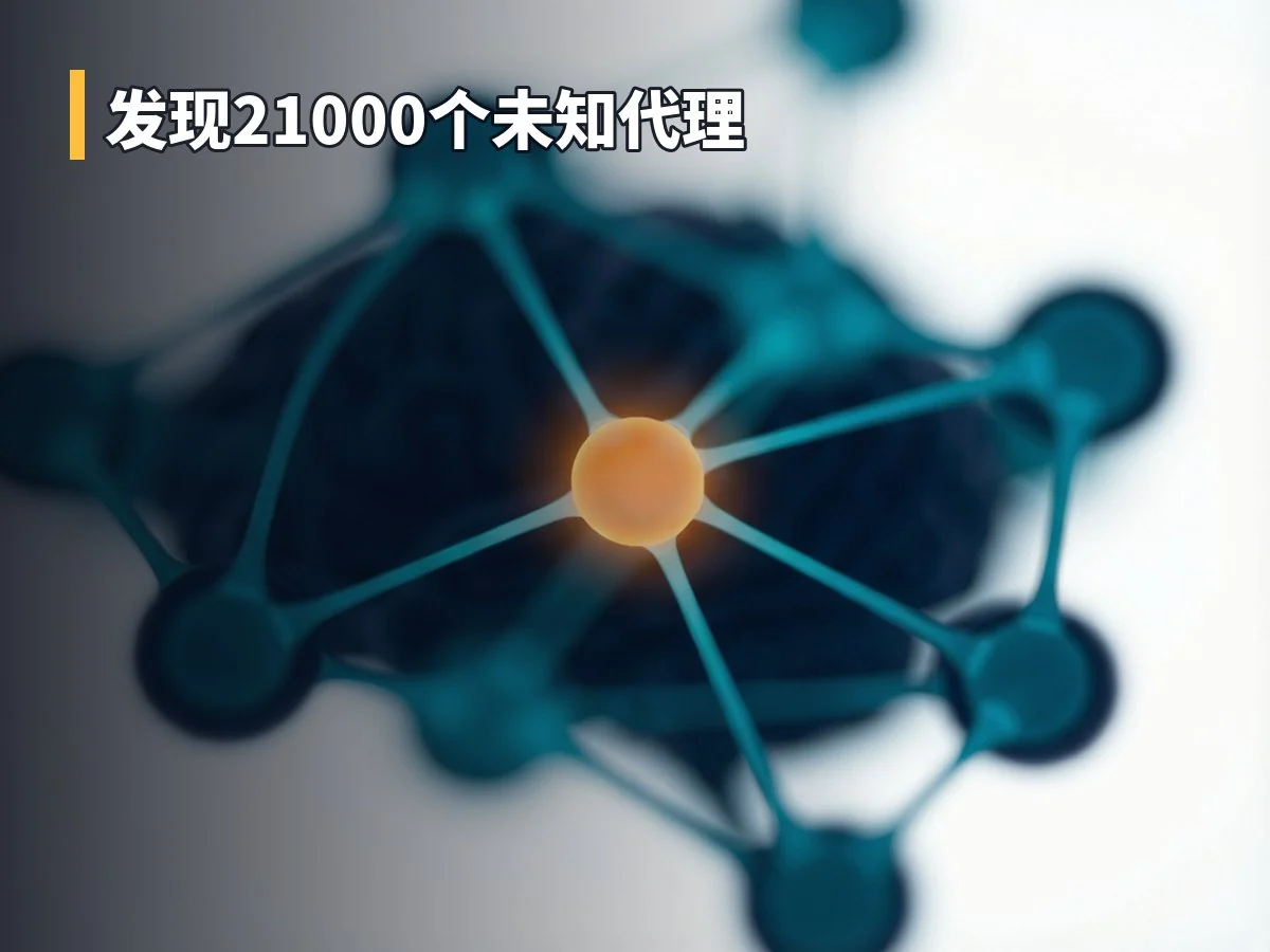 发现21000个未知代理