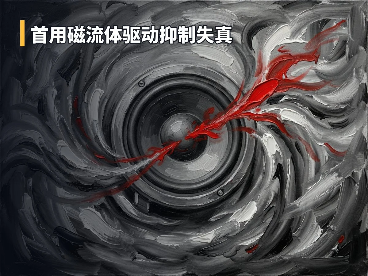 首用磁流体驱动抑制失真