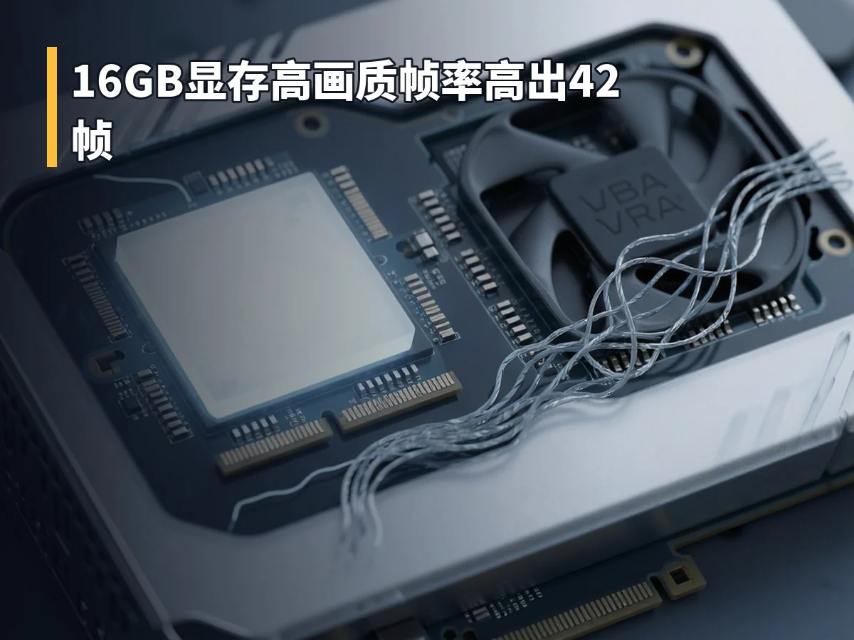 16GB显存高画质帧率高出42帧
