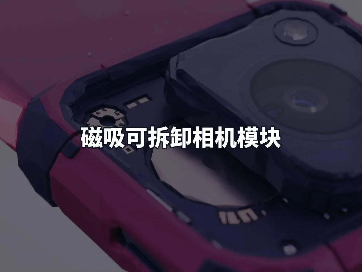 磁吸可拆卸相机模块
