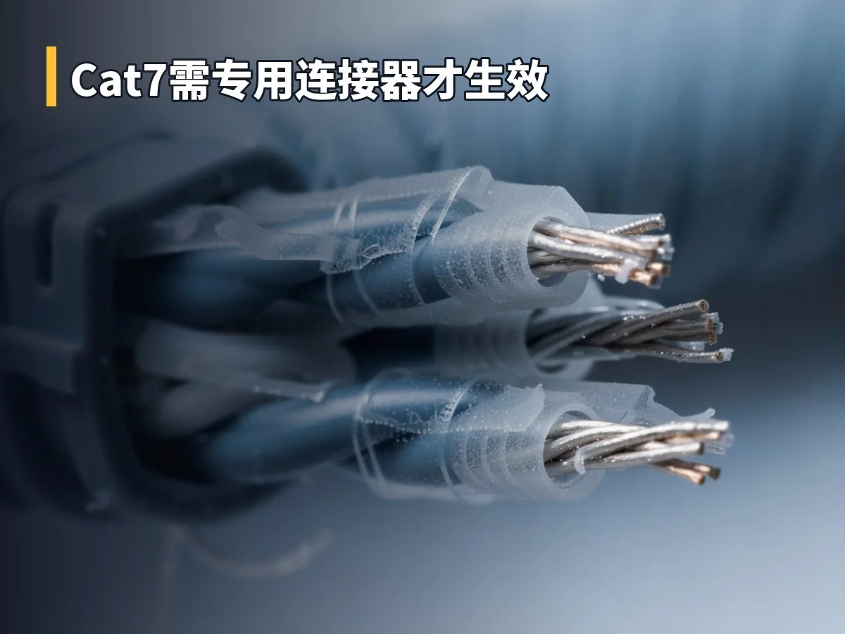 Cat7需专用连接器才生效