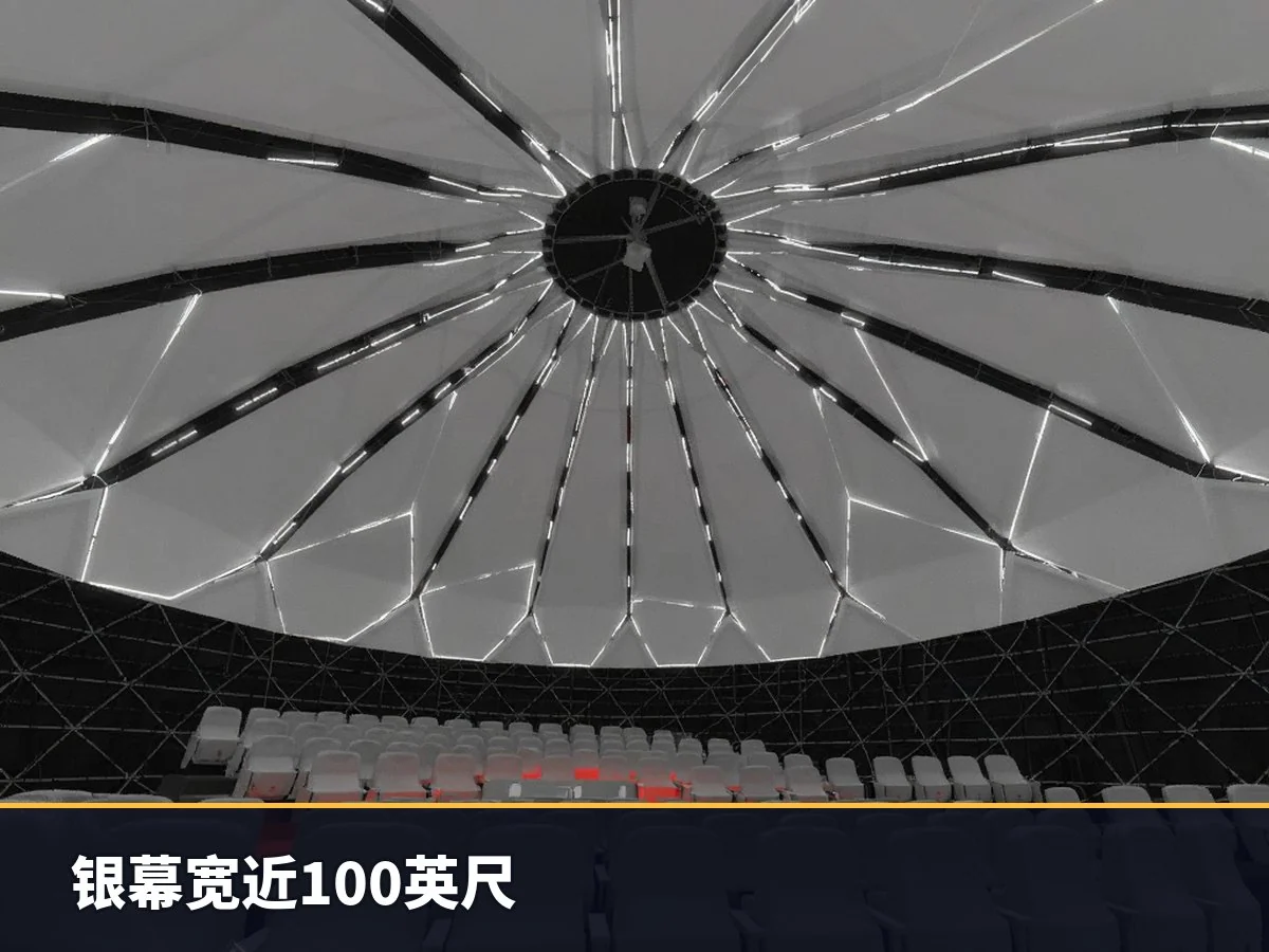 银幕宽近100英尺