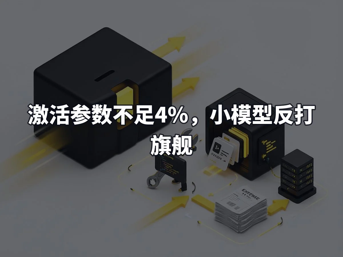 激活参数不足4%,小模型反打旗舰
