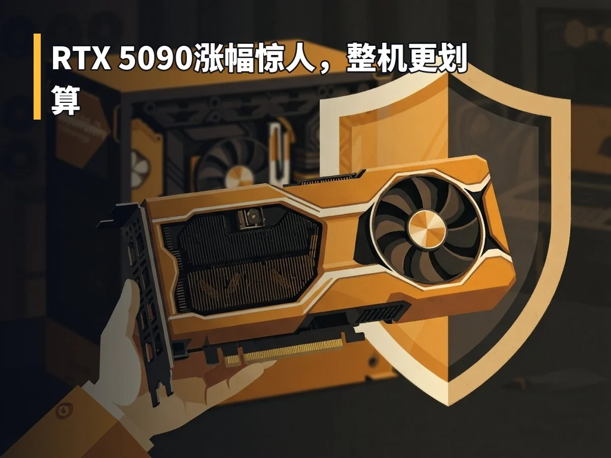 RTX 5090涨幅惊人,整机更划算