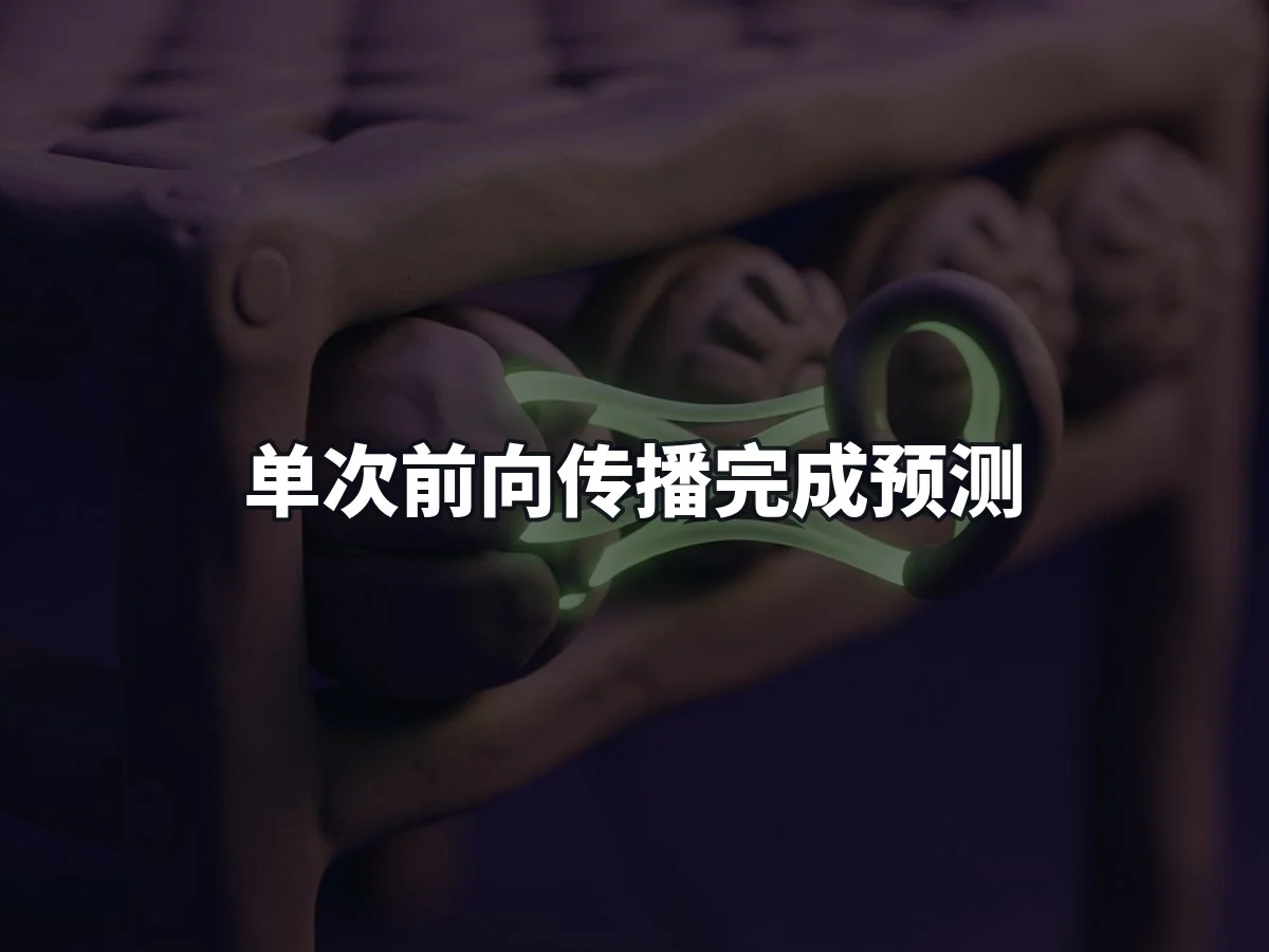 单次前向传播完成预测