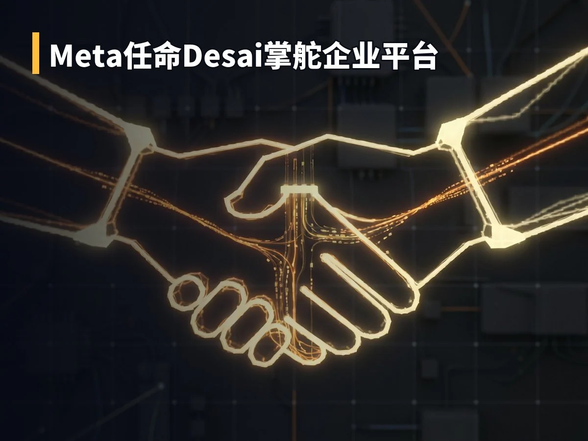 Meta任命Desai掌舵企业平台