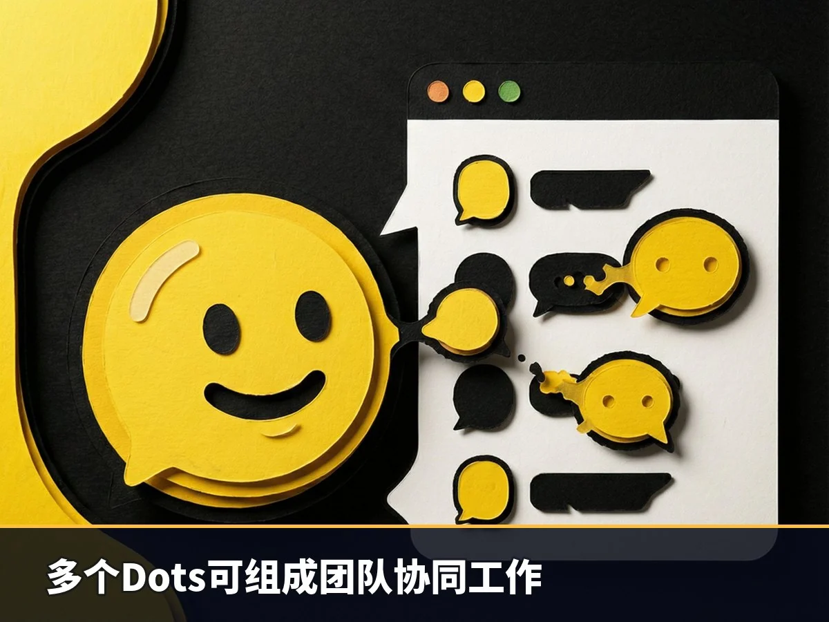 多个Dots可组成团队协同工作