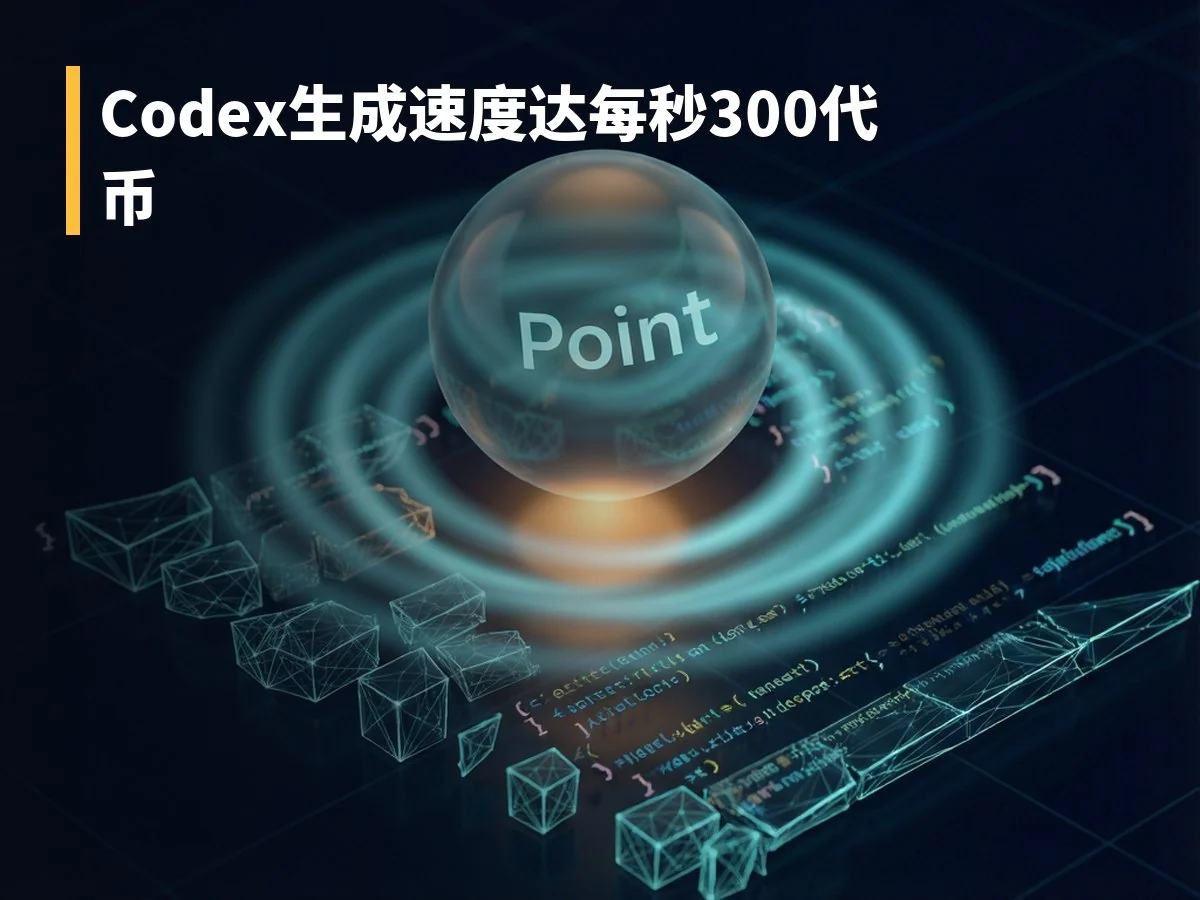 Codex生成速度达每秒300代币