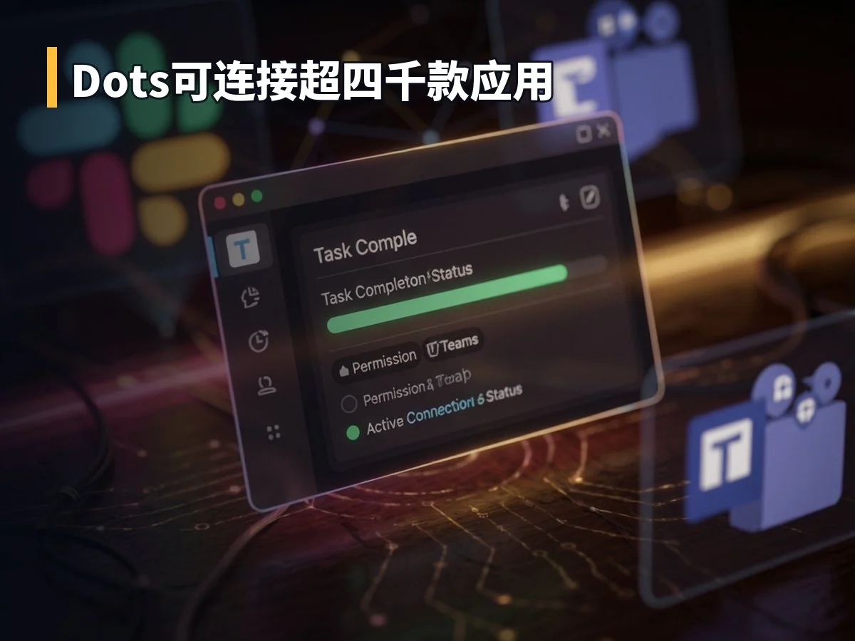 Dots可连接超四千款应用
