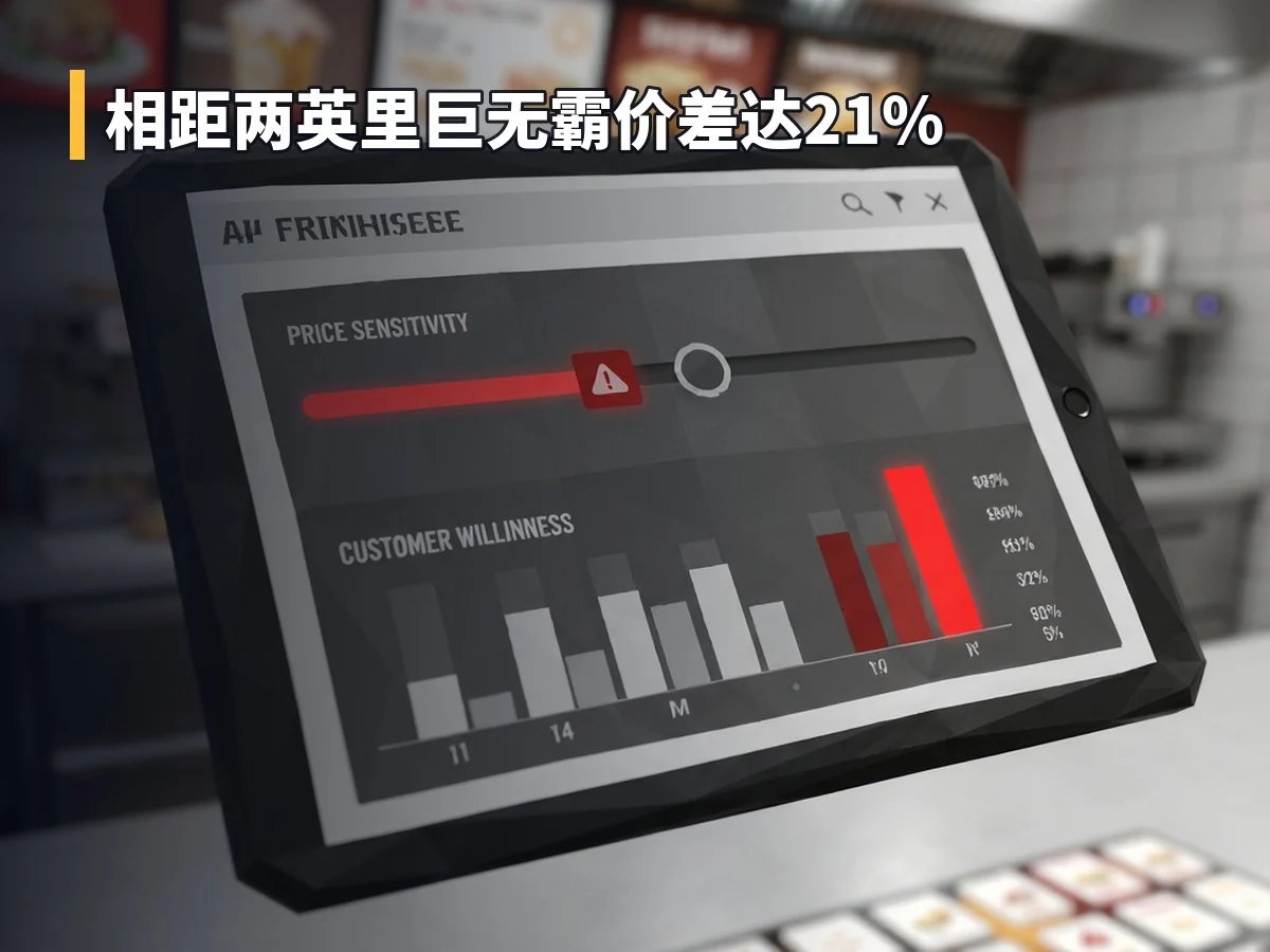 相距两英里巨无霸价差达21%
