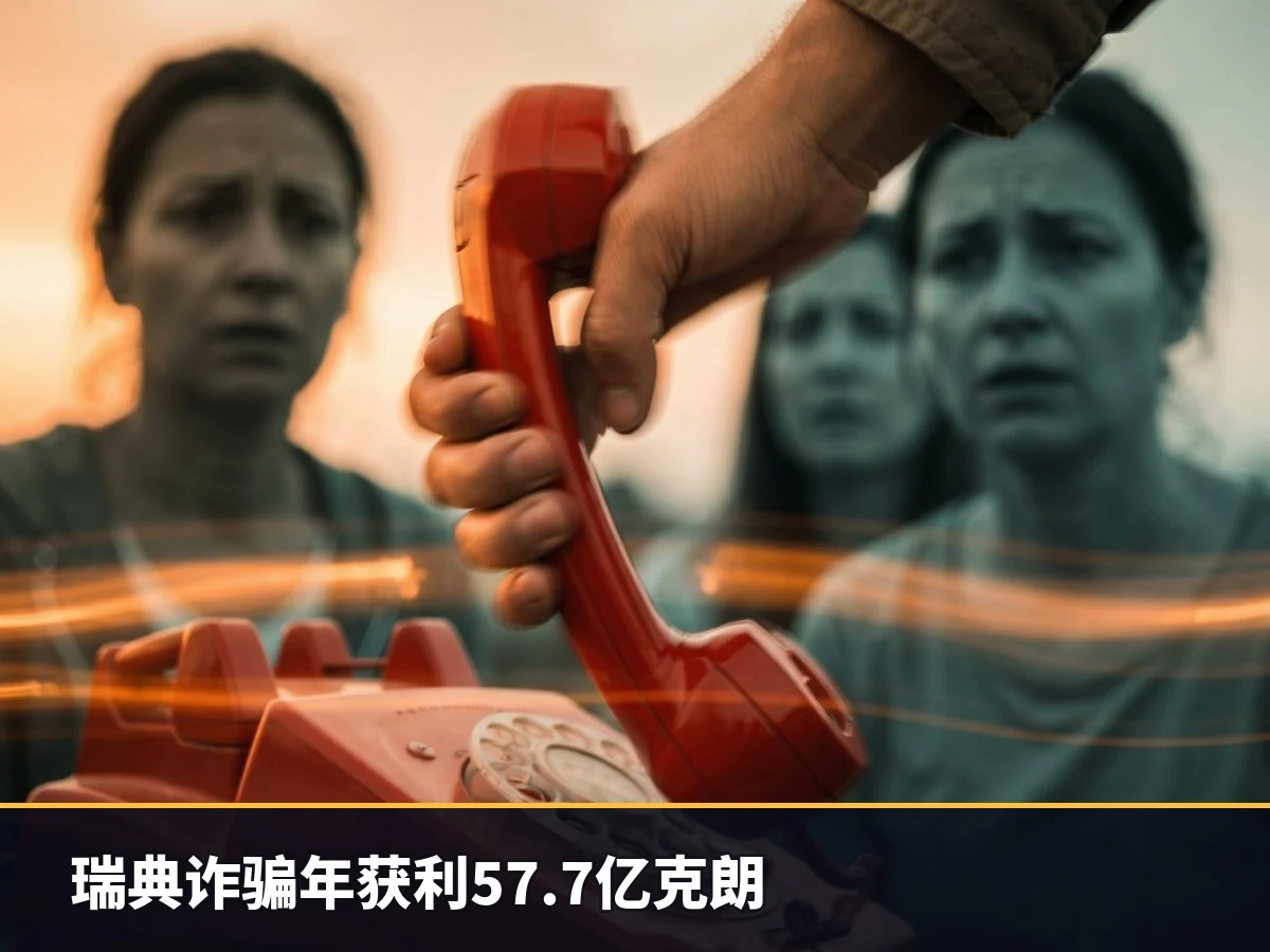 瑞典诈骗年获利57.7亿克朗