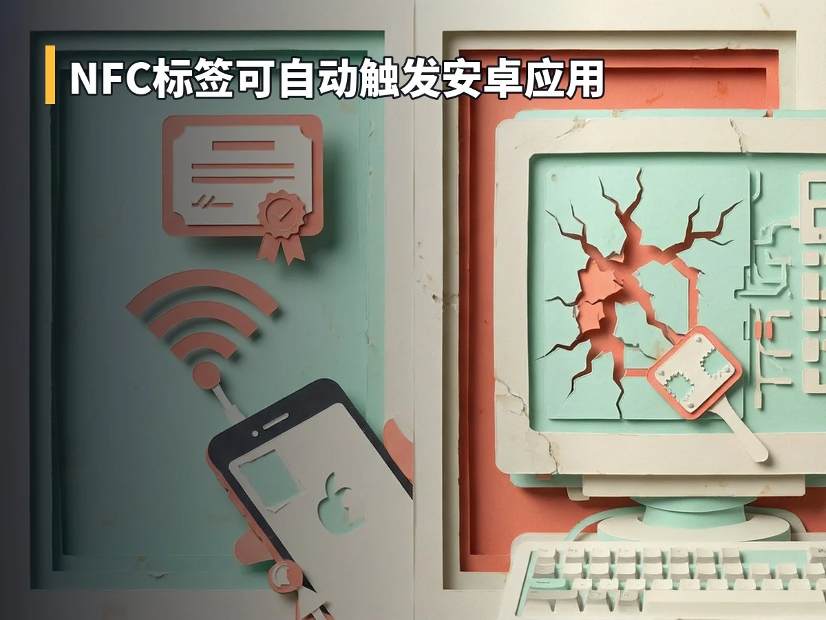NFC标签可自动触发安卓应用