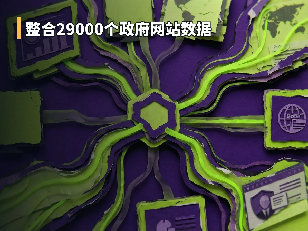 整合29000个政府网站数据