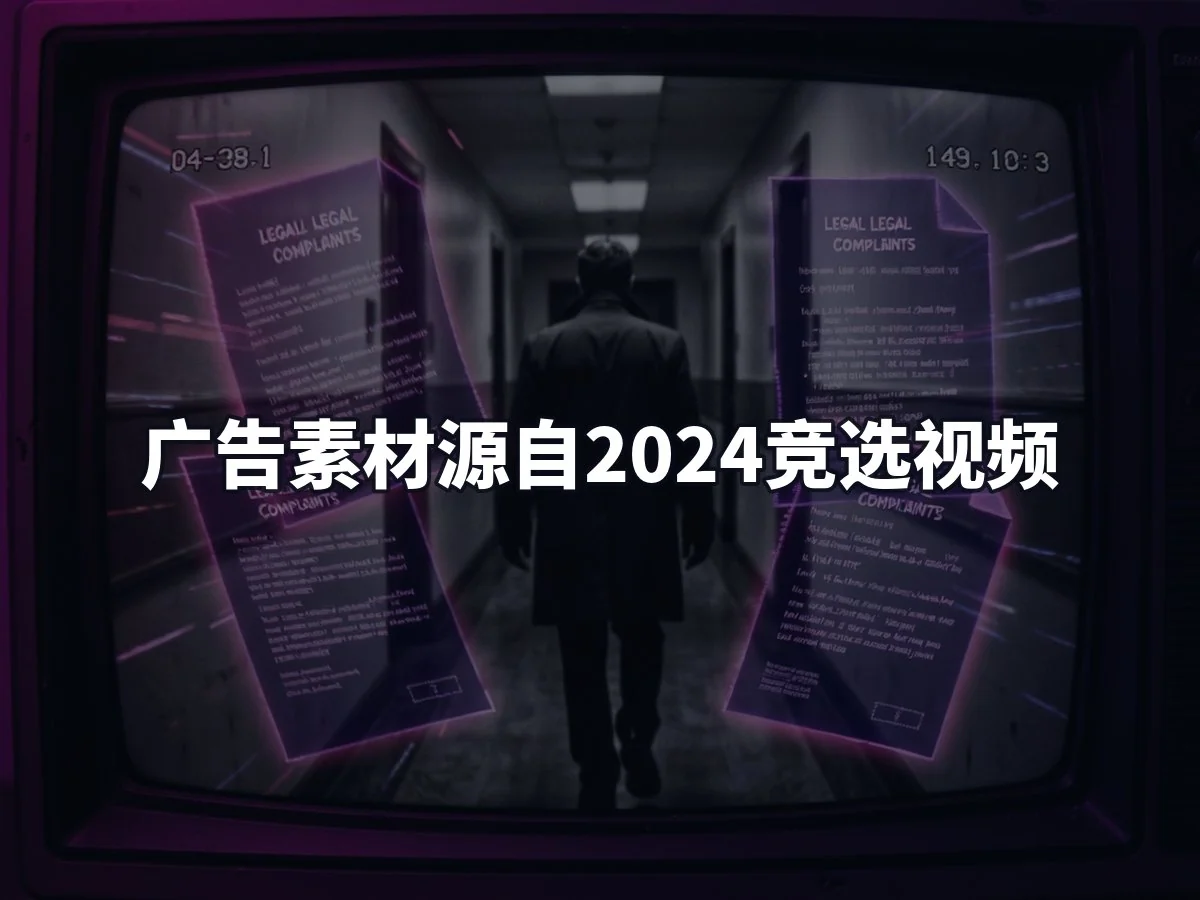广告素材源自2024竞选视频