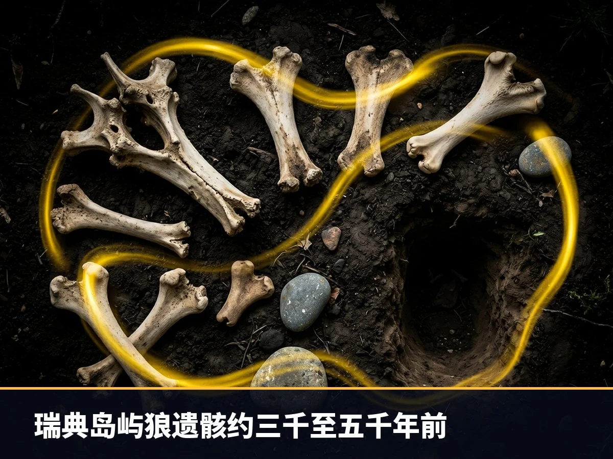 瑞典岛屿狼遗骸约三千至五千年前