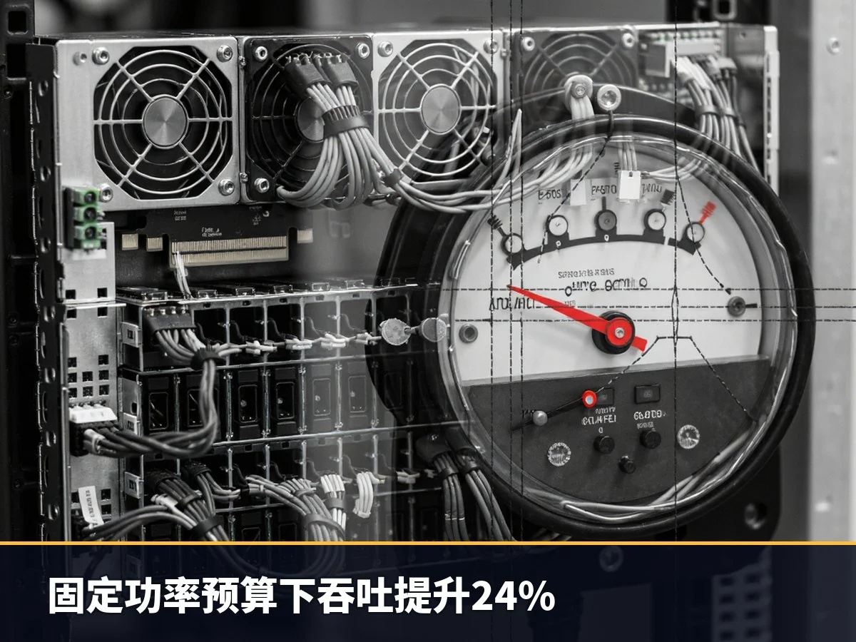 固定功率预算下吞吐提升24%