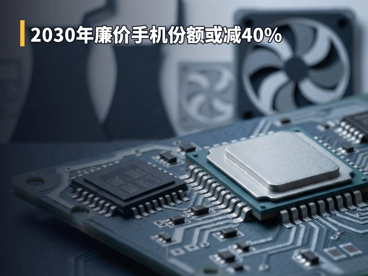 2030年廉价手机份额或减40%