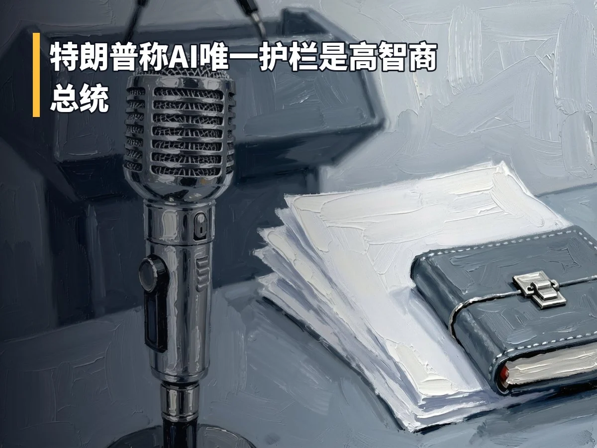 特朗普称AI唯一护栏是高智商总统