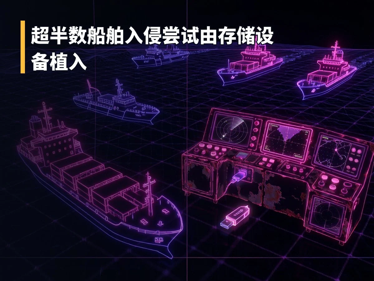 超半数船舶入侵尝试由存储设备植入
