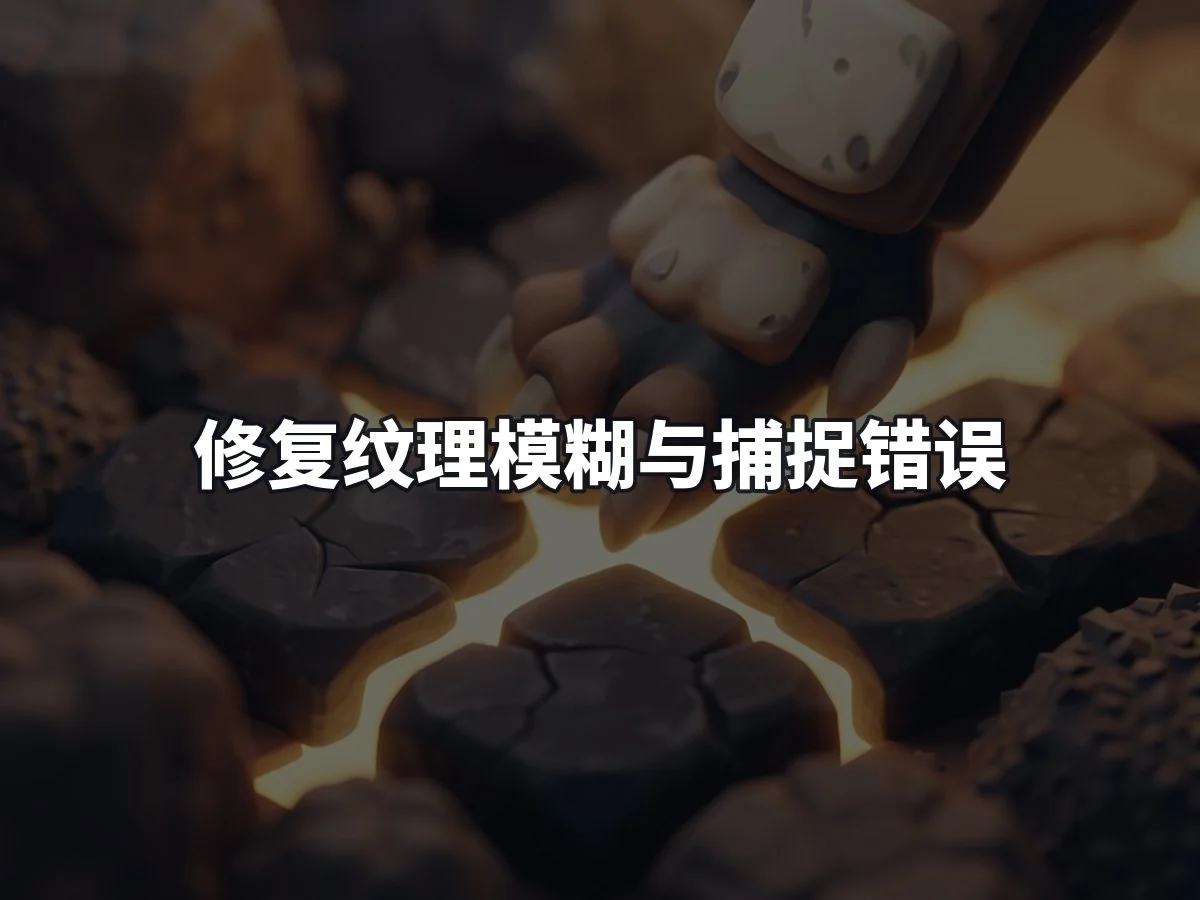 修复纹理模糊与捕捉错误
