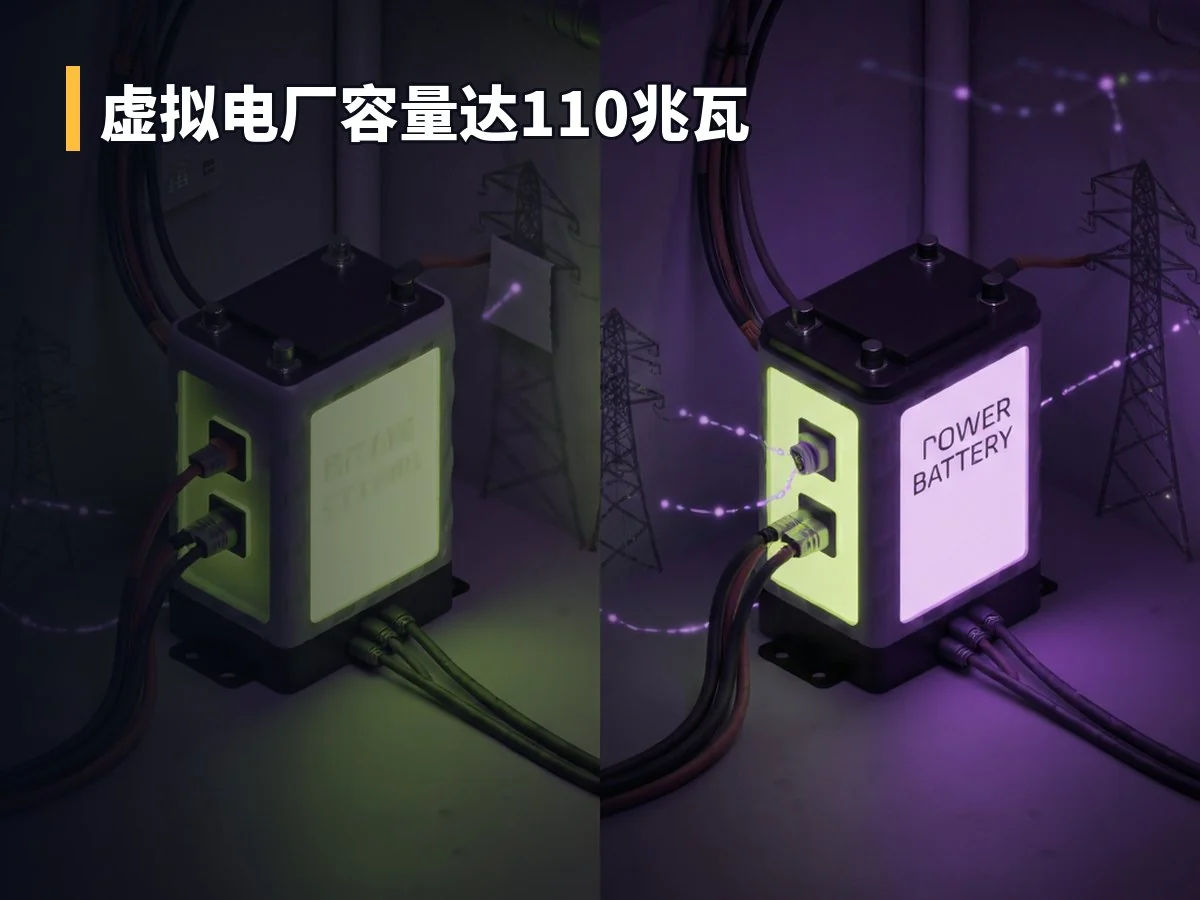 虚拟电厂容量达110兆瓦