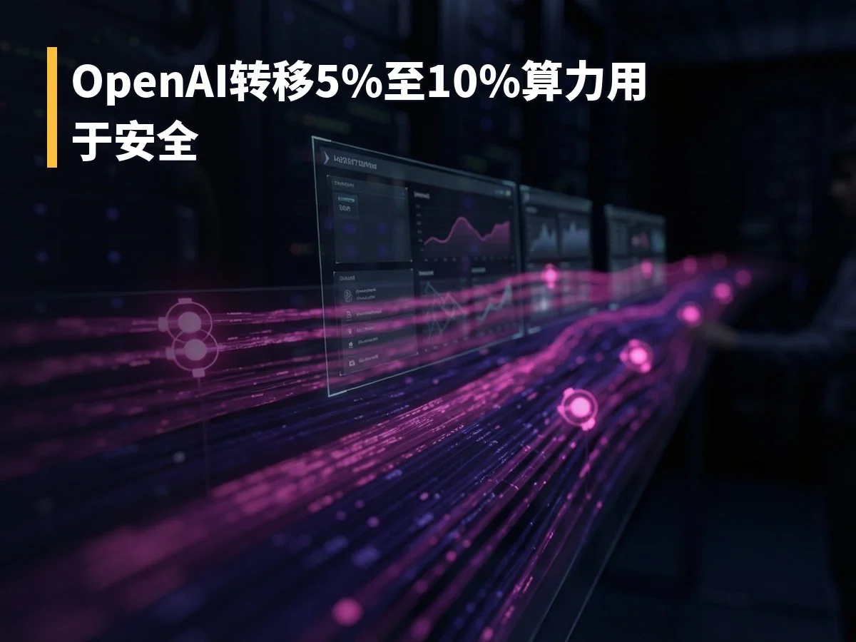 OpenAI转移5%至10%算力用于安全