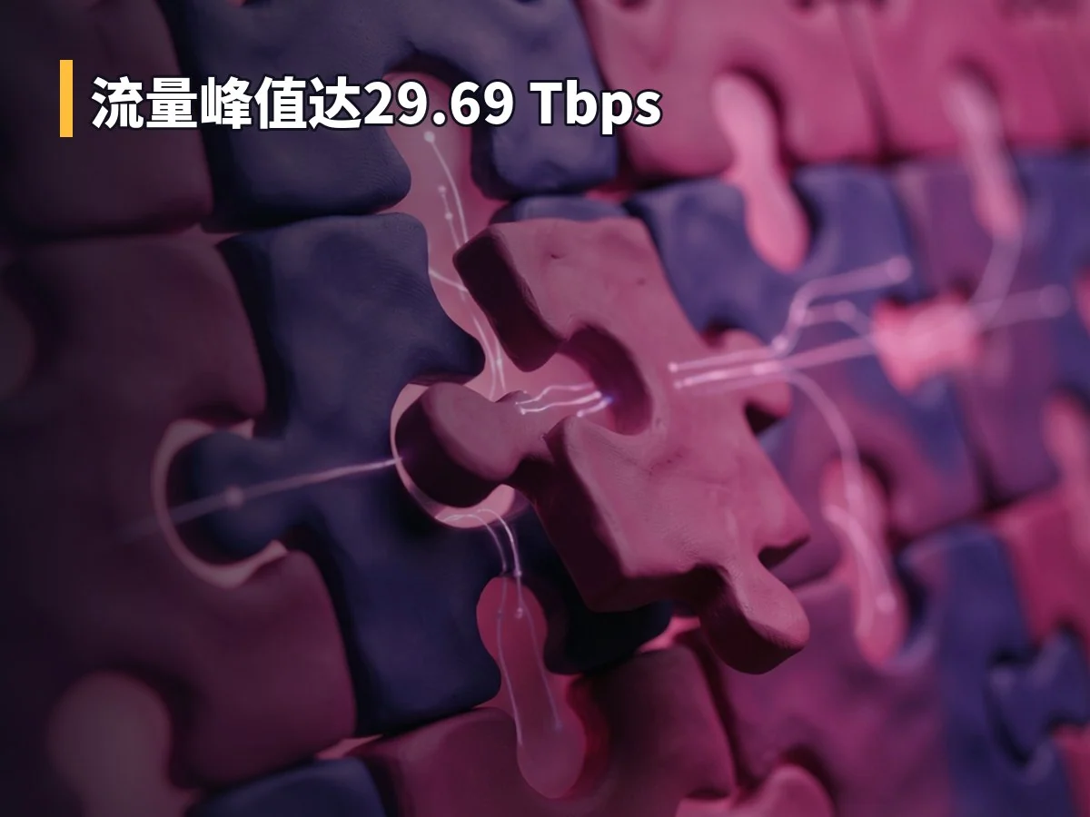 流量峰值达29.69 Tbps