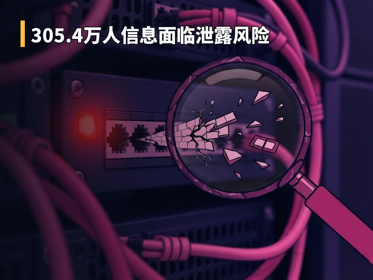 305.4万人信息面临泄露风险