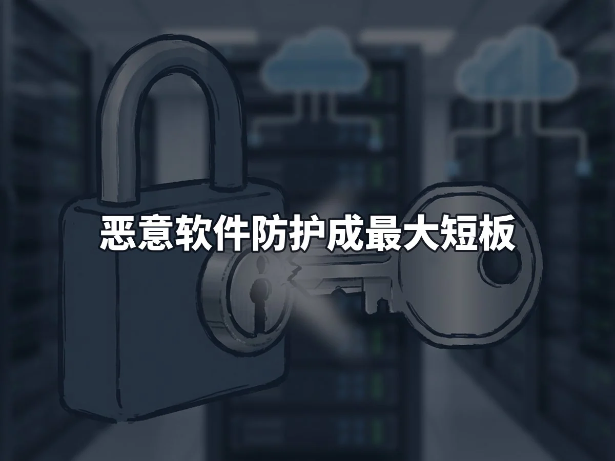 恶意软件防护成最大短板
