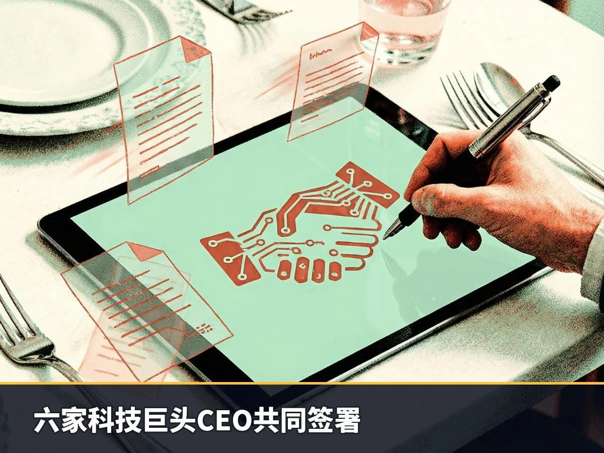 六家科技巨头CEO共同签署