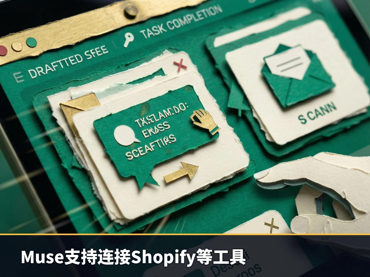 Muse支持连接Shopify等工具