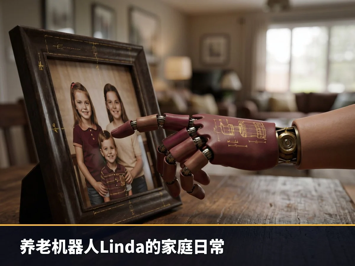 养老机器人Linda的家庭日常