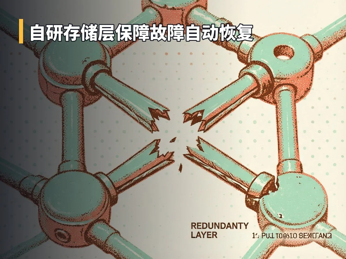 自研存储层保障故障自动恢复