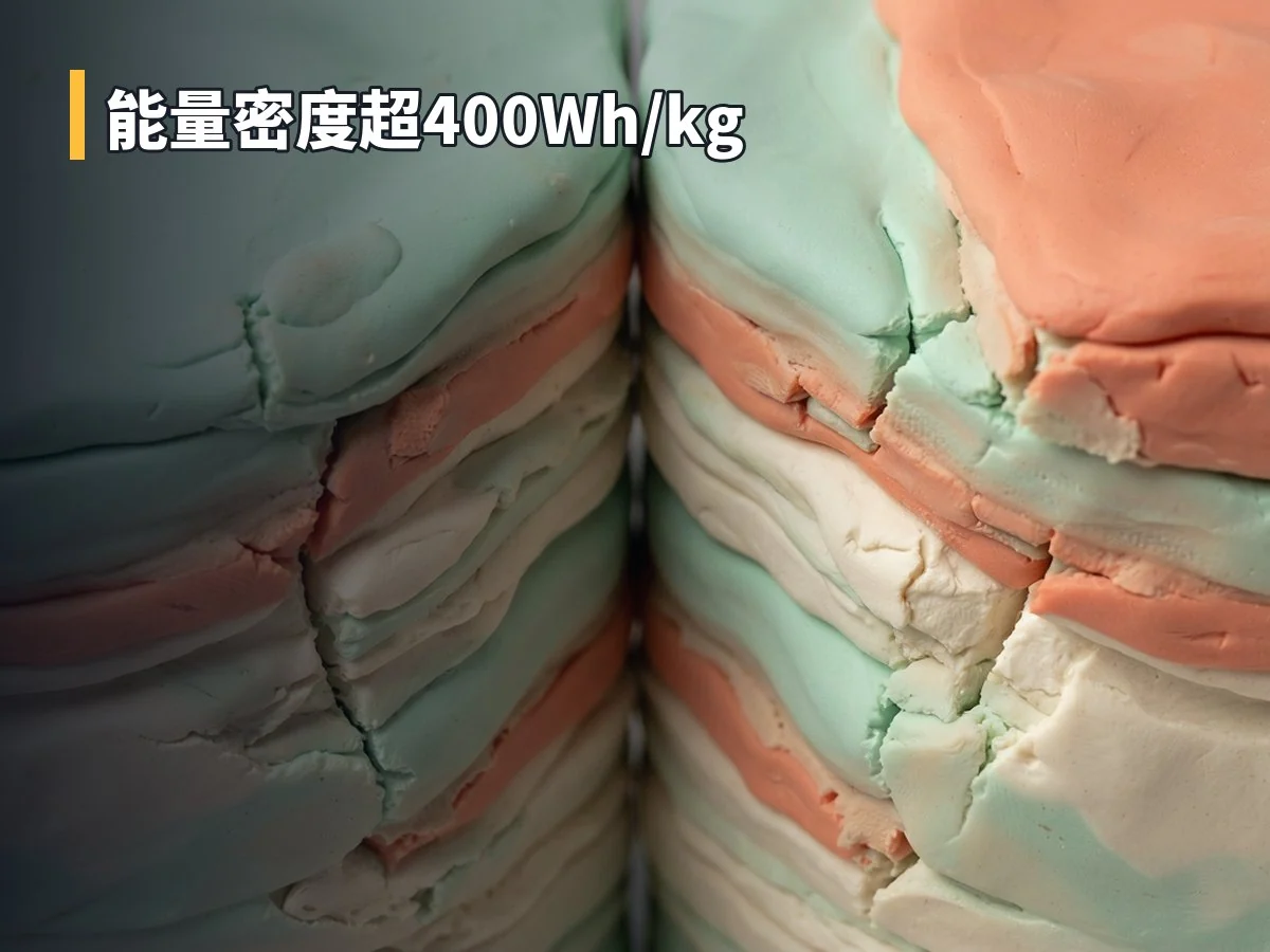 能量密度超400Wh/kg