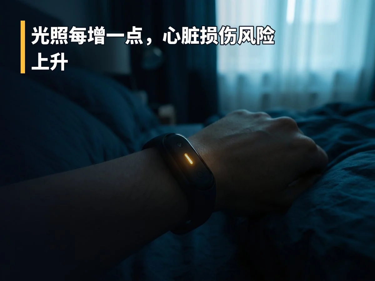 光照每增一点,心脏损伤风险上升