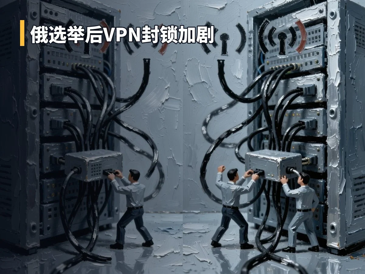 俄选举后VPN封锁加剧