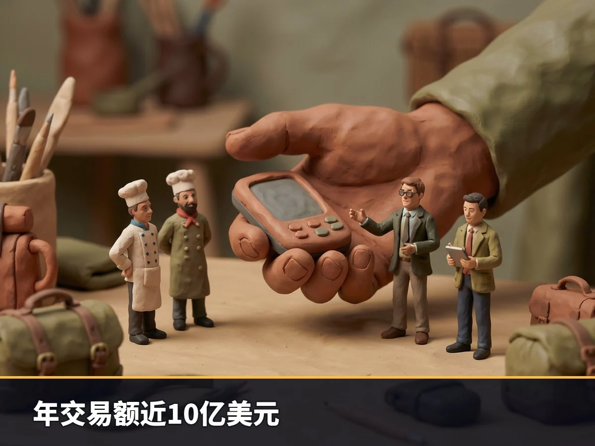 年交易额近10亿美元