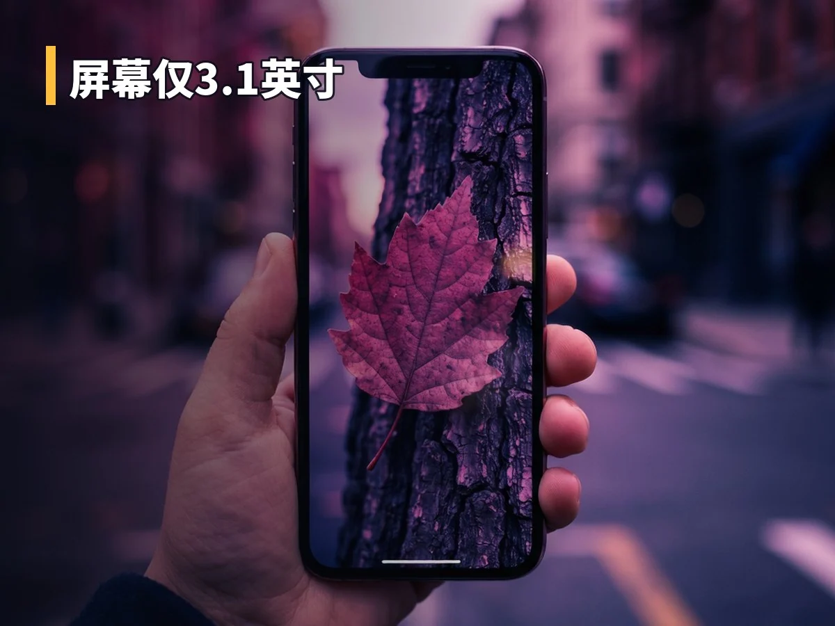 屏幕仅3.1英寸