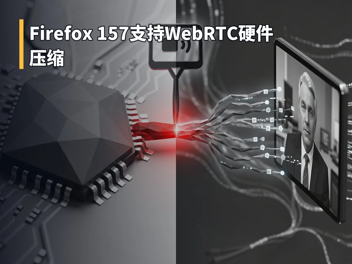 Firefox 157支持WebRTC硬件压缩