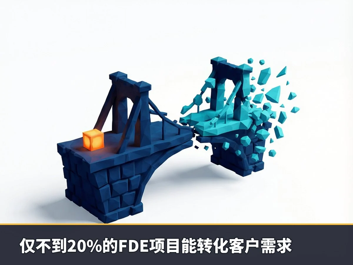 仅不到20%的FDE项目能转化客户需求