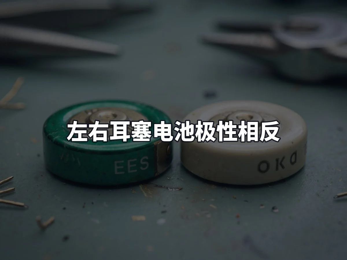 左右耳塞电池极性相反
