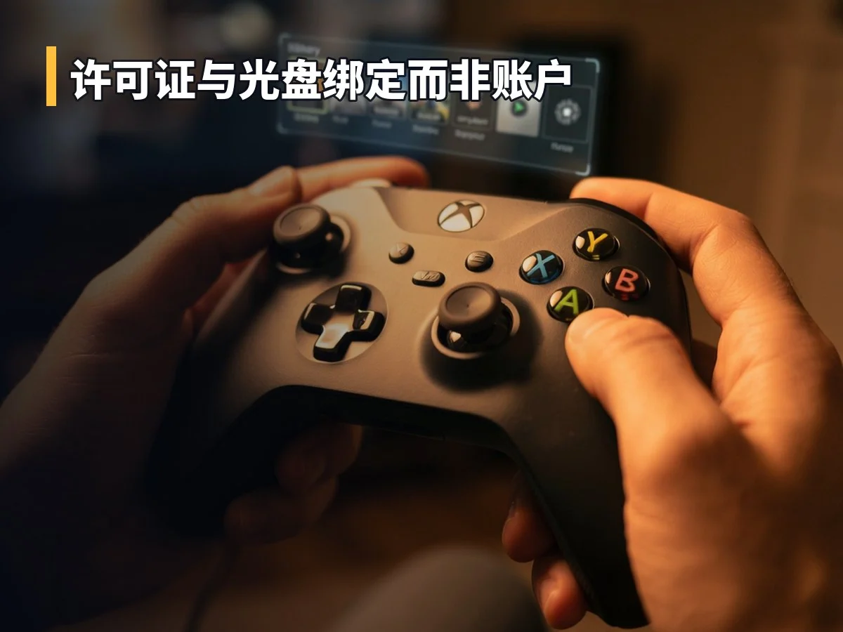 许可证与光盘绑定而非账户